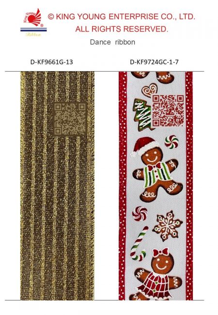 AI Dace Ribbon-Gingerbread and Glitter